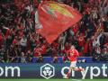 Kuerem Akturkoglu celebra el primer gol del Benfica