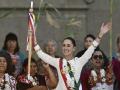 La nueva presidenta de México, Claudia Sheinbaum, en la Plaza del Zócalo de la Ciudad de México