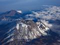 Imagen aérea del Monte Kilimanjaro, que no entra en erupción desde que el hombre habita la Tuerra