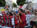 Protestas contra el presidente de Túnez, Kais Saied, que aseguran que menoscaba la democracia