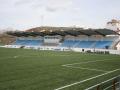 Las gradas del estadio Antonio Bailón de Peligros, en las que se produjo la disputa tras un partido de fútbol de categoría juvenil