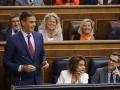 El presidente del Gobierno, Pedro Sánchez, en el Congreso