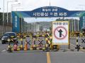 Puente de la "reunificación" ubicado en la frontera entre Corea del Norte y Corea del Sur