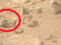 Roca con forma de cara humana avistada en Marte