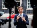 Mark Rutte, secretario general de la OTAN tras su encuentro con Starmer, en Downing Street