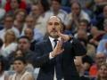 Chus Mateo en el partido del pasado jueves contra Panathinaikos