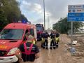 Equipo de Bomberos del Ayuntamiento de Alicante en las zonas más afectadas por la DANA