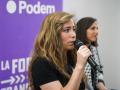 La coordinadora general de Podem País Valencià y portavoz de Podemos, María Teresa Pérez