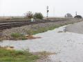 Vías del tren en las inmediaciones  de la carretera A-394 en Arahal. A 31 de octubre de 2024, en Sevilla (Andalucía, España). El temporal de lluvia y fenómenos meteorológicos adversos que azota Andalucía desde el pasado lunes ha sumado otro centenar de incidencias durante la madrugada de este jueves 31 de octubre, lo que sitúa en 1.441 las registradas en toda la comunidad desde el inicio de la DANA, entre ellas un fallecido este miércoles en un hospital de Málaga tras ser rescatado la víspera de su vivienda en Alhaurín de la Torre.

Rocío Ruz / Europa Press
31/10/2024