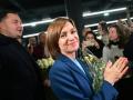 La presidenta de Moldavia, Maia Sandu, en Chisinau