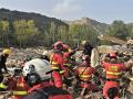 Acciones de búsqueda y rescate de posibles víctimas a cargo del equipo de búsqueda y rescate urbano (USAR) del Tercer Batallón de la UME