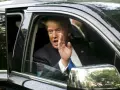 Trump tiene que disfrutar de los coches desde el asiento trasero o el del acompañante