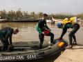 Despliegue de efectivos de la Guardia Civil en búsqueda de desaparecidos en la Albufera de Valencia