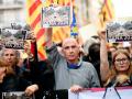Lluis Llach en la manifestación del sábado