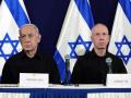 Primer ministro de Israel, Benjamín Netanyahu junto al exministro de defensa Yoav Gallant