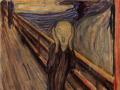 Detalle de El grito de Edvard Munch