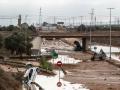 Vía afectada por la DANA en Torrente (Valencia)