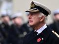 King Charles III during the Remembrance Service in London, UK