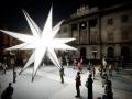 'Render' de cómo quedará la estrella navideña en la plaza de Sant Jaume