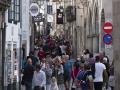 Una calle de Santiago de Compostela