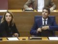 Carlos Mazón y Susana Camarero, en el Pleno de las cortes Valencianas sobre la gestión de la DANA