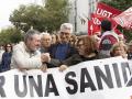 El secretario general del PSOE andaluz, Juan Espadas, este pasado domingo en la 'marea blanca' de Sevilla