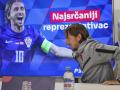 Luka Modric atiende a la prensa en la previa del encuentro de la UEFA Nations League entre Croacia y Portugal