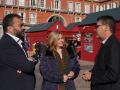 vicealcaldesa de Madrid, Inma Sanz, y el concejal del distrito de Centro, Carlos Segura