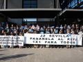 Concentración de abogados y procuradores frente a la Tesorería General de la Seguridad Social en Sevilla por unas pensiones dignas (archivo)