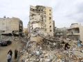 La ciudad de Nabatieh, en el Líbano, después de un bombardeo