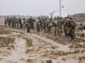 Efectivos de la Brigada 12 del ejército de Tierra en Madrid durante las labores de búsqueda de los desaparecidos por la DANA