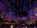 Luces de Navidad en la plaza de Canalejas, Madrid