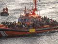 Un nuevo cayuco con 216 inmigrantes llega a El Hierro (Canarias)