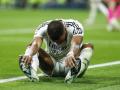 Kylian Mbappe se lamenta tras fallar una ocasión en el partido de Liga frente al Getafe del pasado domingo en el Santiago Bernabéu