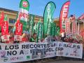 Manifestación de profesionales sanitarios