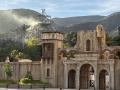 Incendio en el parque acuático de Torremolinos deja imágenes impactantes