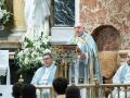 El arzobispo de Valencia, Monseñor Benavent, en la Basílica de la Inmaculada