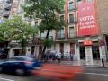 Fachada de la sede del PSOE