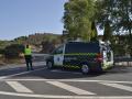 Control de carreteras de la Guardia Civil