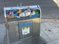 Cubos de basura a rebosar en Coslada
