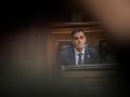 El presidente del Gobierno, Pedro Sánchez, durante una sesión de control al Gobierno en el Congreso de los Diputados