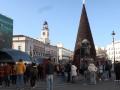 La Puerta del Sol en Madrid durante la Navidad