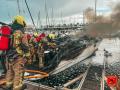 Los bomberos del Ayuntamiento de Alicante durante los trabajos de extinción del incendio en un barco de recreo.

REMITIDA / HANDOUT por BOMBEROS AYUNTAMIENTO DE ALICANTE
Fotografía remitida a medios de comunicación exclusivamente para ilustrar la noticia a la que hace referencia la imagen, y citando la procedencia de la imagen en la firma
02/1/2025