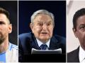 Leo Messi, George Soros y Denzel Washington