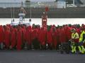 Inmigrantes llegados al puerto de Arrecife (Lanzarote)