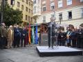 Inauguración del monumento al 4-D en la plaza de las Tendillas