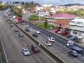 La A-55 a su paso por Mos (Pontevedra)