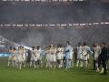 Los jugadores del Real Madrid, tras perder la final de la Supercopa de España