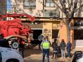 Imagen del del edificio de Benetússer (Valencia) donde se ha ocasionado el derrumbe