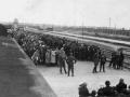 Judíos húngaros llegando a Auschwitz II